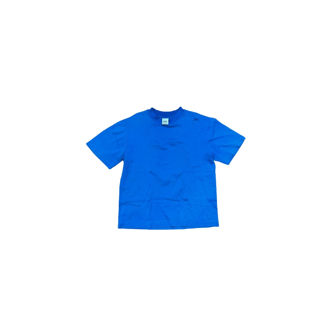 ZARA Oversized Blue Box Tee