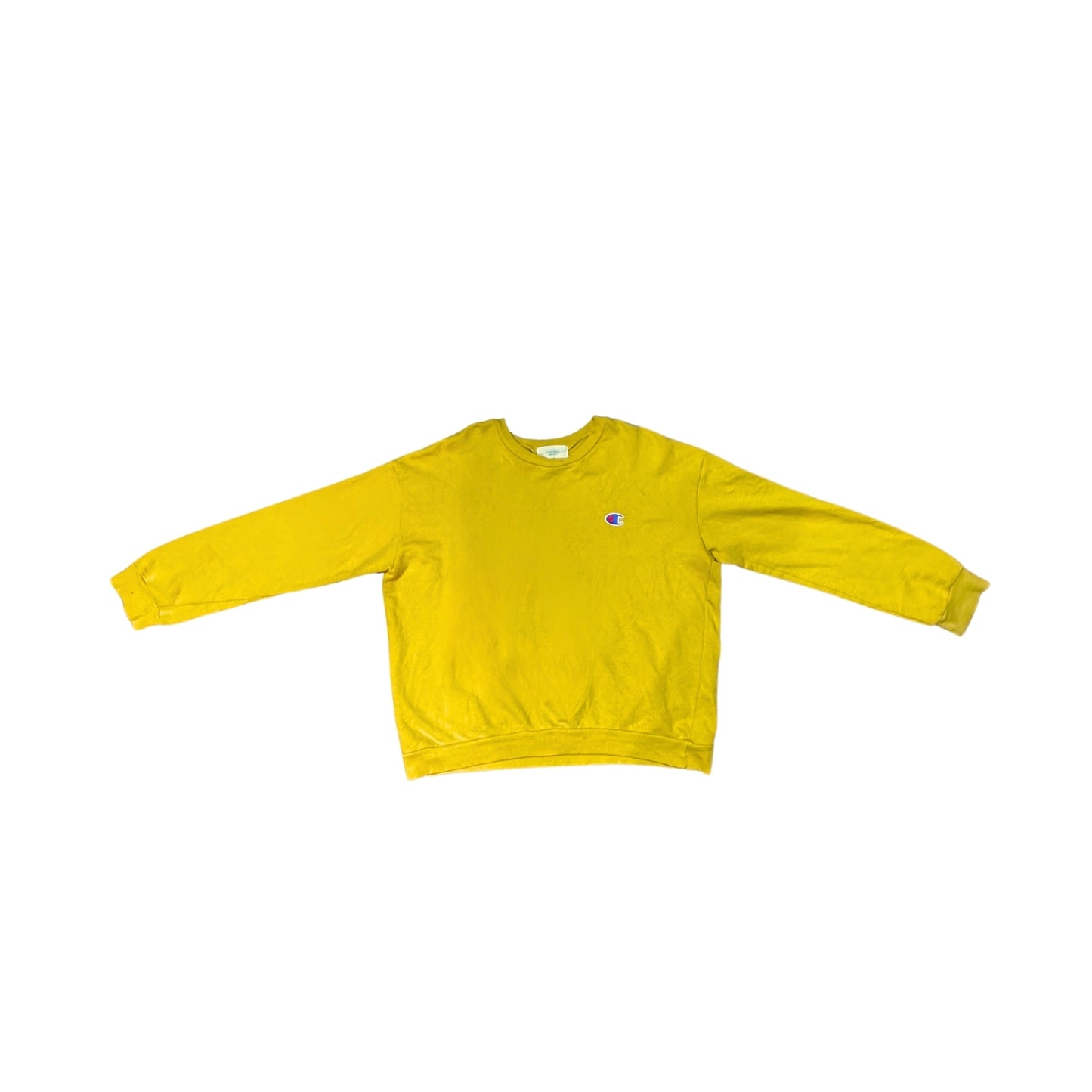 Champion logo Mustard Sweater