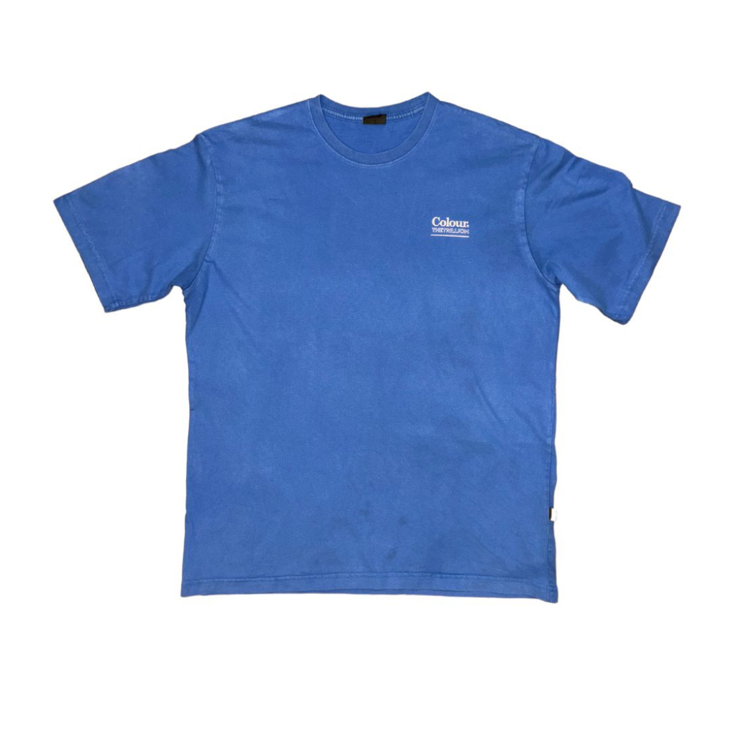 Heavy Weight Oversized Blue COLOUR TEE