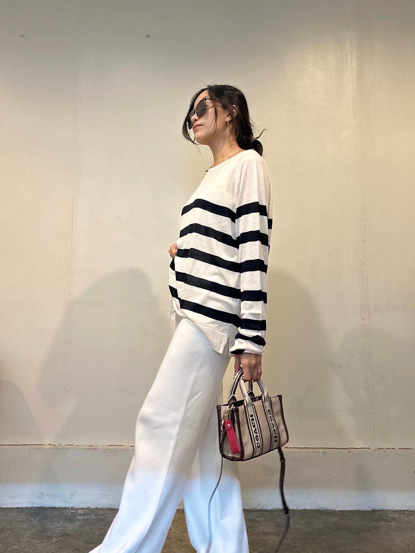 Zara Parisian Black and White Stripes