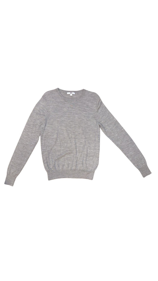 Uniqlo Grey Ribbed Knit Sweater