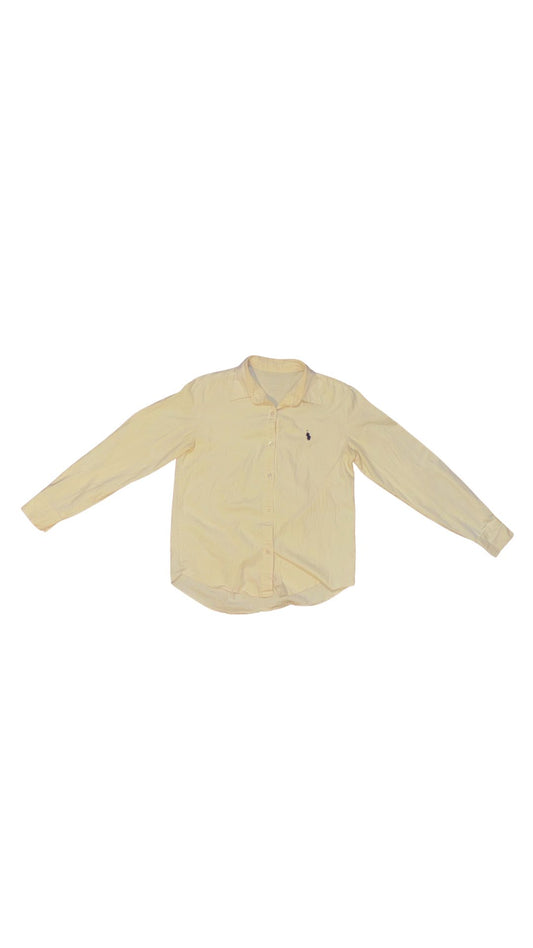 Polo Logo Light Yellow Long Sleeve